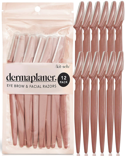 Facial & Eyebrow Razors – 12-Pack (Terracotta)