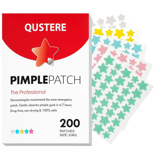 Parches para espinillas con forma de estrella de colores (200 unidades)