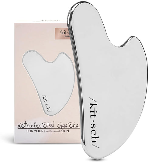 Herramienta Gua Sha de acero inoxidable